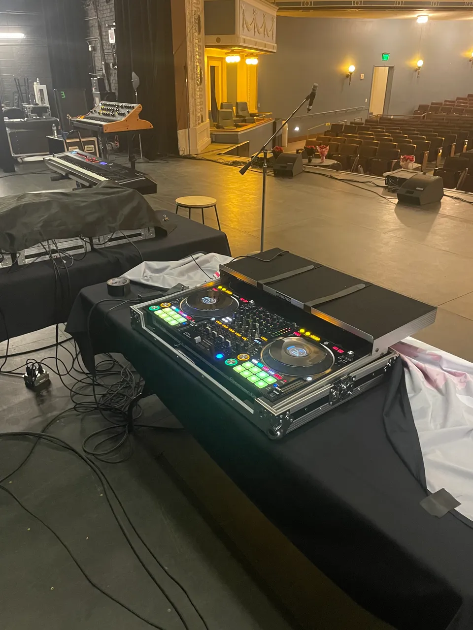 C & L Backline equipment and stage setup, photo 15